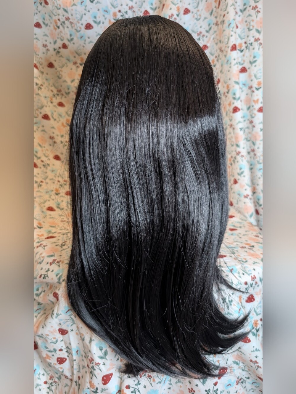 Synthetic Yaki Straight V Part Wig – 14 Inch – #1B Black Free GWP New In Box